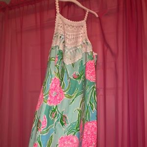 Lilly Pulitzer Pearl Going Stag Shift Lace Dress